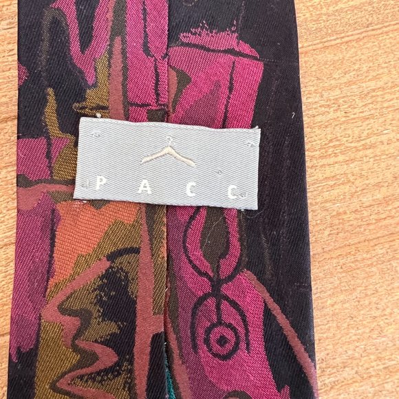 Pacc Silk Mens Necktie - Abstract - Picture 6 of 6